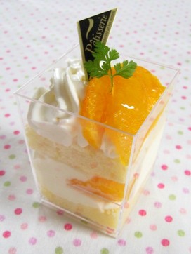 オレンジクリームシクルカップケーキのレシピ