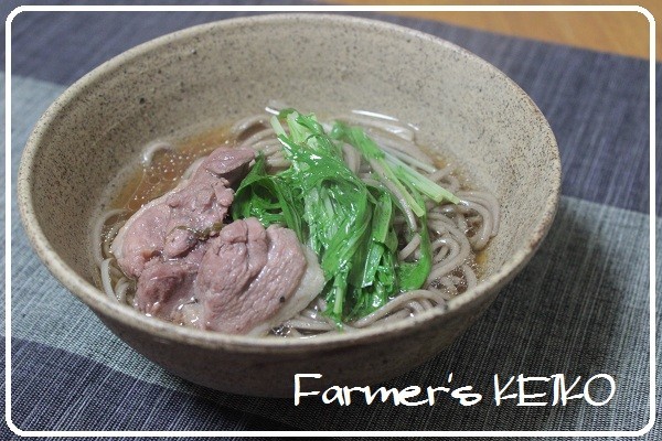 断腸亭料理日記2020 鴨鍋 ねぎとしょうゆ