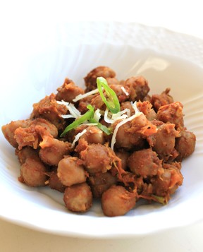 インドのスパイスひよこ豆のレシピ