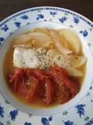カラスカレイとトマトの洋風煮付け レシピ 作り方 By ヒトピィ クックパッド 簡単おいしいみんなのレシピが352万品