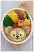 キャラ弁 ふわふわダッフィー簡単ver レシピ 作り方 By Momo クックパッド 簡単おいしいみんなのレシピが358万品