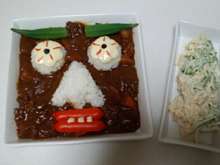 おもしろキャラカレー レシピ 作り方 By Nanairo26 クックパッド 簡単おいしいみんなのレシピが362万品
