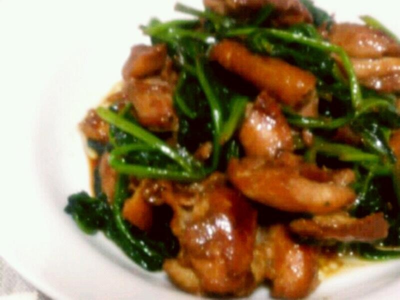 簡単 鶏もも肉とほうれん草のしょうゆ炒め レシピ 作り方 By Mocoぱんだ クックパッド
