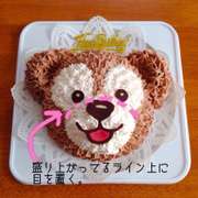 可愛い ダッフィーの立体ケーキ レシピ 作り方 By ピクとも クックパッド