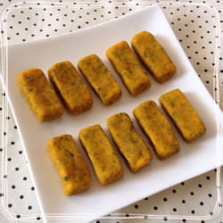 離乳食 かぼちゃのスティックおやき レシピ 作り方 By クックエリー クックパッド 簡単おいしいみんなのレシピが355万品