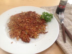 朝食のハッシュブラウンのレシピ