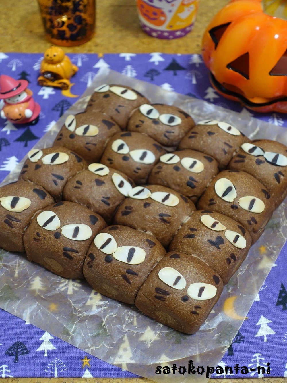 ちぎりパン&おばけロリースパン☆ハロウィン