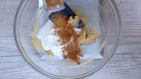 スペキュロスブラウニーケーキのレシピ