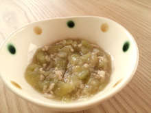 離乳食中期 冷凍 茄子の出汁煮 レシピ 作り方 By にゃけさん クックパッド 簡単おいしいみんなのレシピが360万品