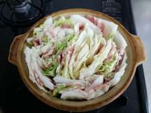 ほんだしで簡単白菜と豚肉のミルフィーユ鍋 レシピ 作り方 By さきのいえ クックパッド 簡単おいしいみんなのレシピが359万品