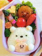 簡単キャラ弁 すみっコぐらしのしろくま レシピ 作り方 By Meiyuina クックパッド 簡単おいしいみんなのレシピが358万品