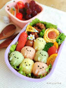 すみっコぐらしのキャラ弁 たぴおか レシピ 作り方 By Meiyuina クックパッド 簡単おいしいみんなのレシピが368万品