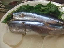 簡単レンチン 生秋刀魚 さんま の酒蒸し レシピ 作り方 By 道産子美鈴 クックパッド