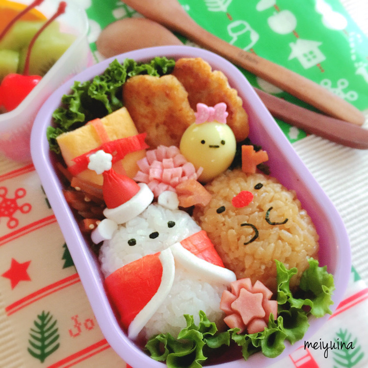 すみっコぐらしのクリスマスキャラ弁 レシピ 作り方 By Meiyuina クックパッド 簡単おいしいみんなのレシピが367万品