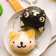 キャラ弁 黒猫ブチ猫の猫おにぎり レシピ 作り方 By Misumisu07 クックパッド 簡単おいしいみんなのレシピが350万品