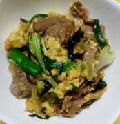 豚肉 キャベツ ニラ 卵 炒め レシピ 作り方 By サワーズグミ クックパッド 簡単おいしいみんなのレシピが350万品