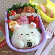 すみっコぐらしキャラ弁 すみっコ弁当 レシピ 作り方 By Meiyuina クックパッド 簡単おいしいみんなのレシピが360万品