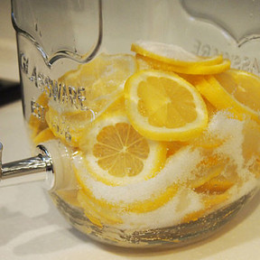 ベリーのレモンミントシロップ添えのレシピ