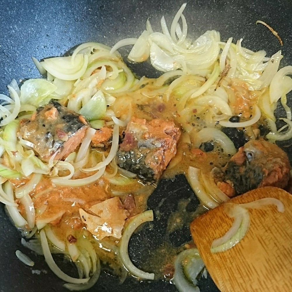 初心者でも簡単 サバ味噌缶の和風パスタ レシピ 作り方 By Wooperk クックパッド 簡単おいしいみんなのレシピが350万品