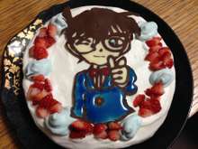 キャラケーキ プレート コナン レシピ 作り方 By めいたんのママ クックパッド