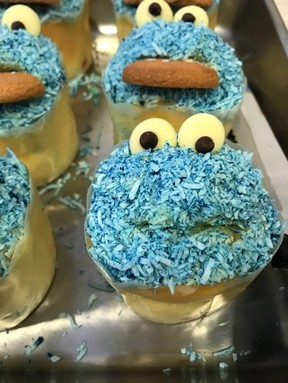 モンスターミニカップケーキのレシピ