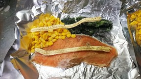 ハニーライムガーリックバターサーモンのレシピ