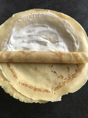 レモンサワークリームワッフルのレシピ