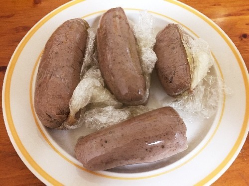 二瓶ご飯 血の腸詰 風レバーソーセージ レシピ 作り方 By 食いしん坊博士研究生 クックパッド 簡単おいしいみんなのレシピが371万品