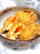 油揚げと卵で簡単 袋煮 レシピ 作り方 By Chico クックパッド 簡単おいしいみんなのレシピが359万品