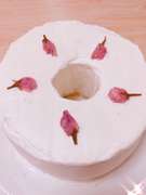 スタバ風ꕤ桜のシフォンケーキ レシピ 作り方 By ミニィ クックパッド 簡単おいしいみんなのレシピが353万品