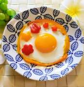 型抜き野菜の目玉焼き レシピ 作り方 By ももちゃんのれしぴ クックパッド