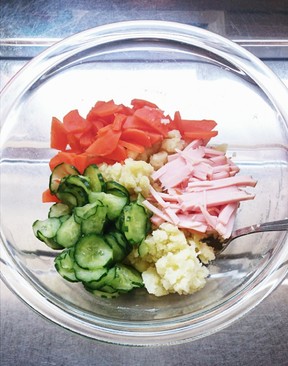 ミントポテトとインゲンのサラダのレシピ