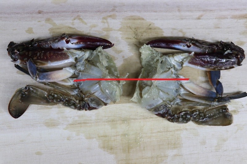 ワタリガニのさばき方 レシピ 作り方 By 北海道食べる通信 クックパッド 簡単おいしいみんなのレシピが361万品