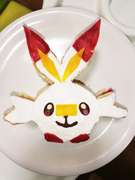 パンケーキで簡単 ポケモンのヒバニー レシピ 作り方 By さるぱんだ クックパッド