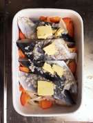 魚と野菜の塩麹バターグリル 野田琺瑯で レシピ 作り方 By Icokana クックパッド