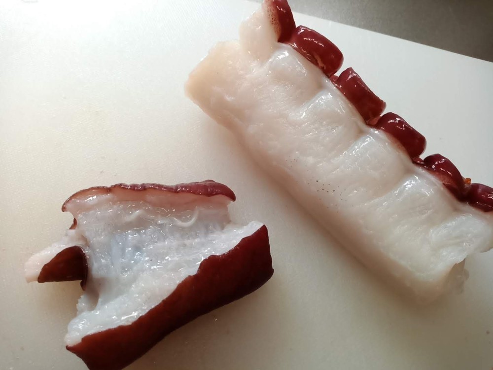 活きた水ダコのお刺身と 下処理と皮むきと レシピ 作り方 By さくるど クックパッド 簡単おいしいみんなのレシピが362万品