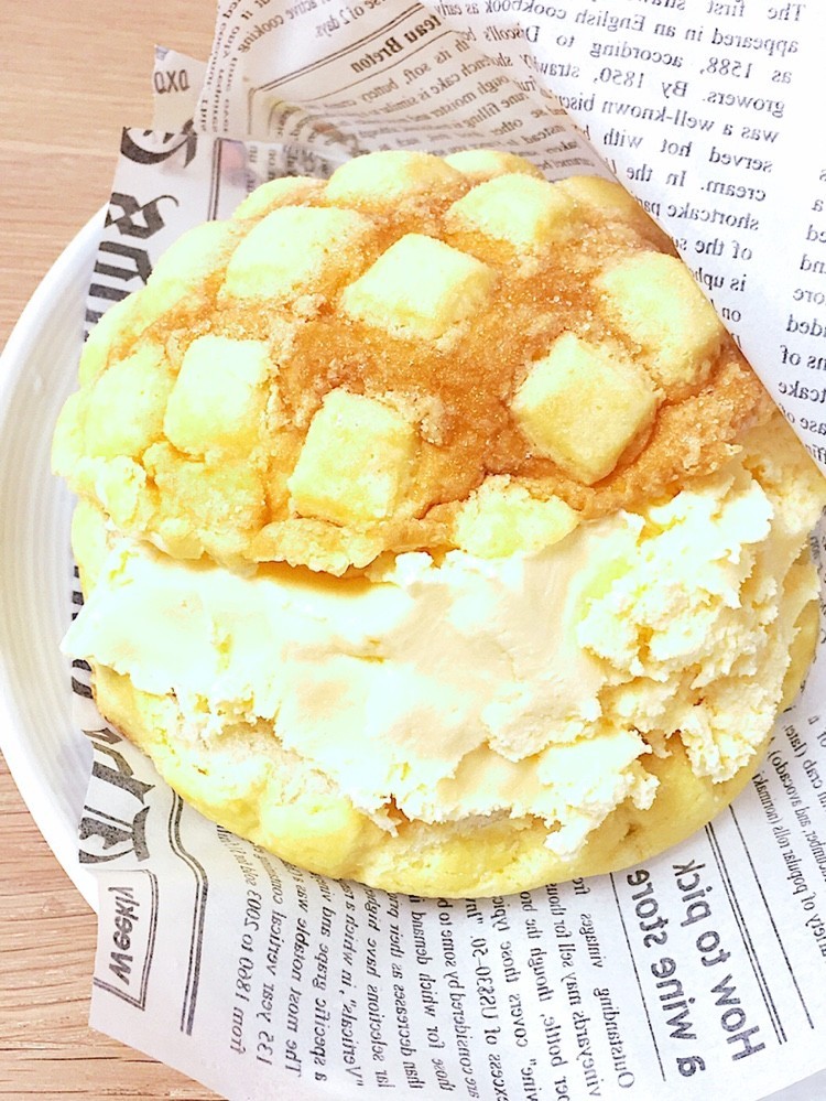 冷たく食べるアイスメロンパンカフェおやつ レシピ 作り方 By りいママpad クックパッド 簡単おいしいみんなのレシピが360万品