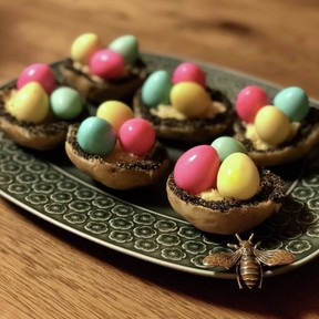 イースターエッグネストクッキーのレシピ