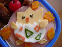 トゲピー お弁当 キャラ弁 レシピ 作り方 By こひつじ母さん クックパッド 簡単おいしいみんなのレシピが360万品