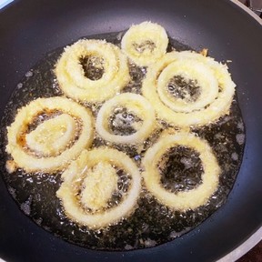 ビールバッターオニオンリングのレシピ