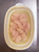 離乳食中期 レンジでささみ レシピ 作り方 By イトp夫婦 クックパッド 簡単おいしいみんなのレシピが375万品