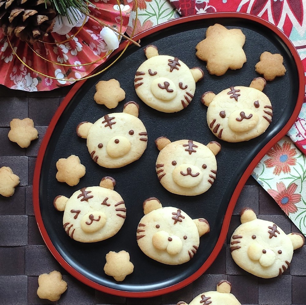 お正月 お年賀に 簡単寅 虎 クッキー レシピ 作り方 By ゆぅゅぅ クックパッド 簡単おいしいみんなのレシピが367万品