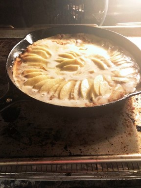 ジャーマンアップルパンケーキのレシピ