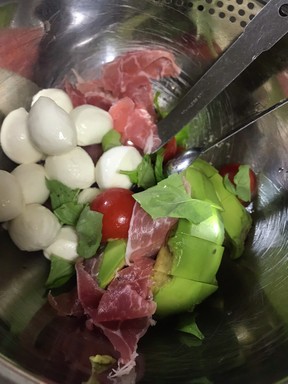 ポートベローマッシュルームのカプレーゼの詰め物 レシピ