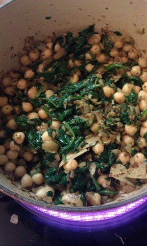 ほうれん草とひよこ豆のカレー レシピ