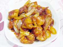 簡単 鶏もも肉と玉ねぎのケチャップ炒め レシピ 作り方 By 千春 クックパッド 簡単おいしいみんなのレシピが360万品