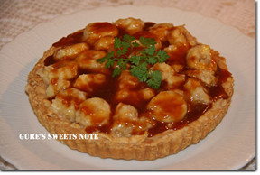 ミニバナナクリームパイ 塩キャラメルソース添え レシピ