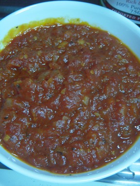 ローストガーリックとトマトソースのレシピ