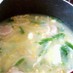 ニラとモヤシの中華スープ