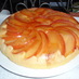 フライパンでつくるリンゴのアップサイドダウンケーキ